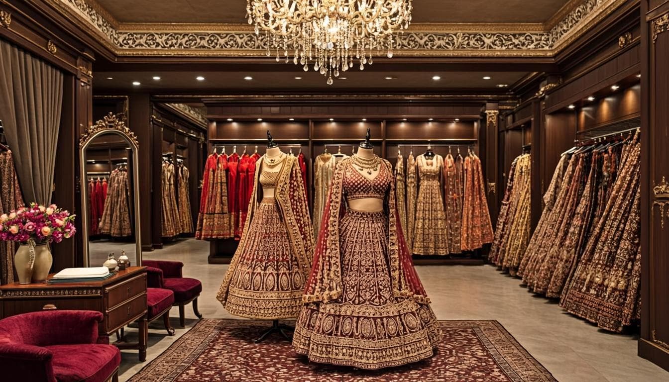Inside House of Radhya boutique in Sunny Enclave, Kharar